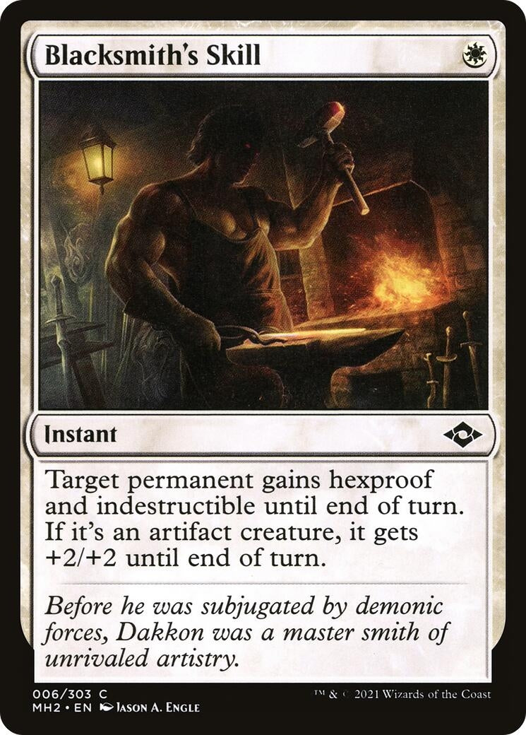 Image for Blacksmith's Skill (6) - Magic: The Gathering