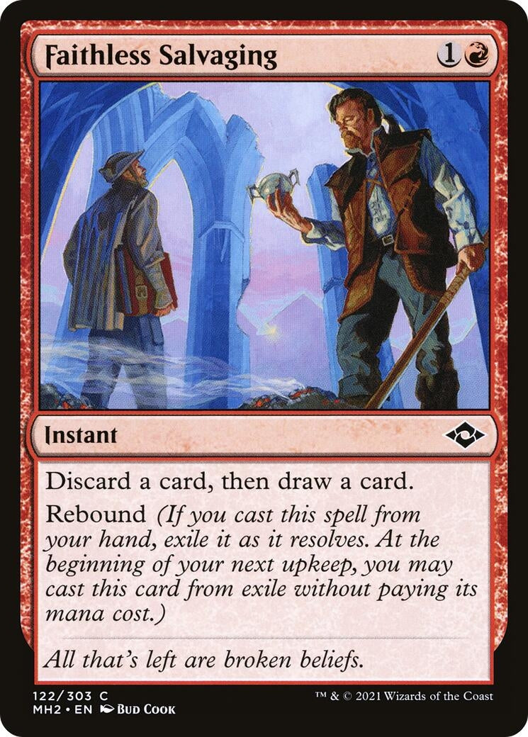 Image for Faithless Salvaging (122) - Magic: The Gathering