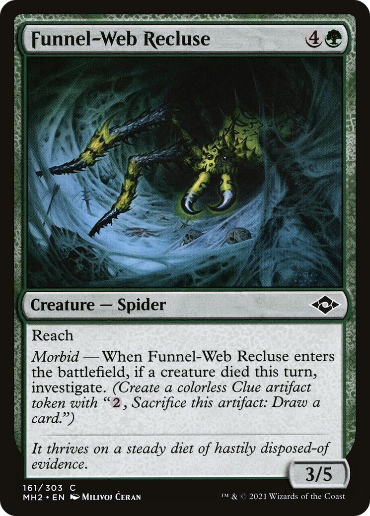 Image for Funnel-Web Recluse (161) - Magic: The Gathering