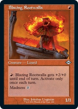 Image for Blazing Rootwalla (Retro Frame) (Foil Etched) (404) - Magic: The Gathering