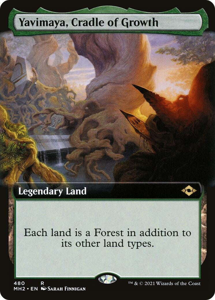 Image for Yavimaya, Cradle of Growth (Extended Art) (480) - Magic: The Gathering