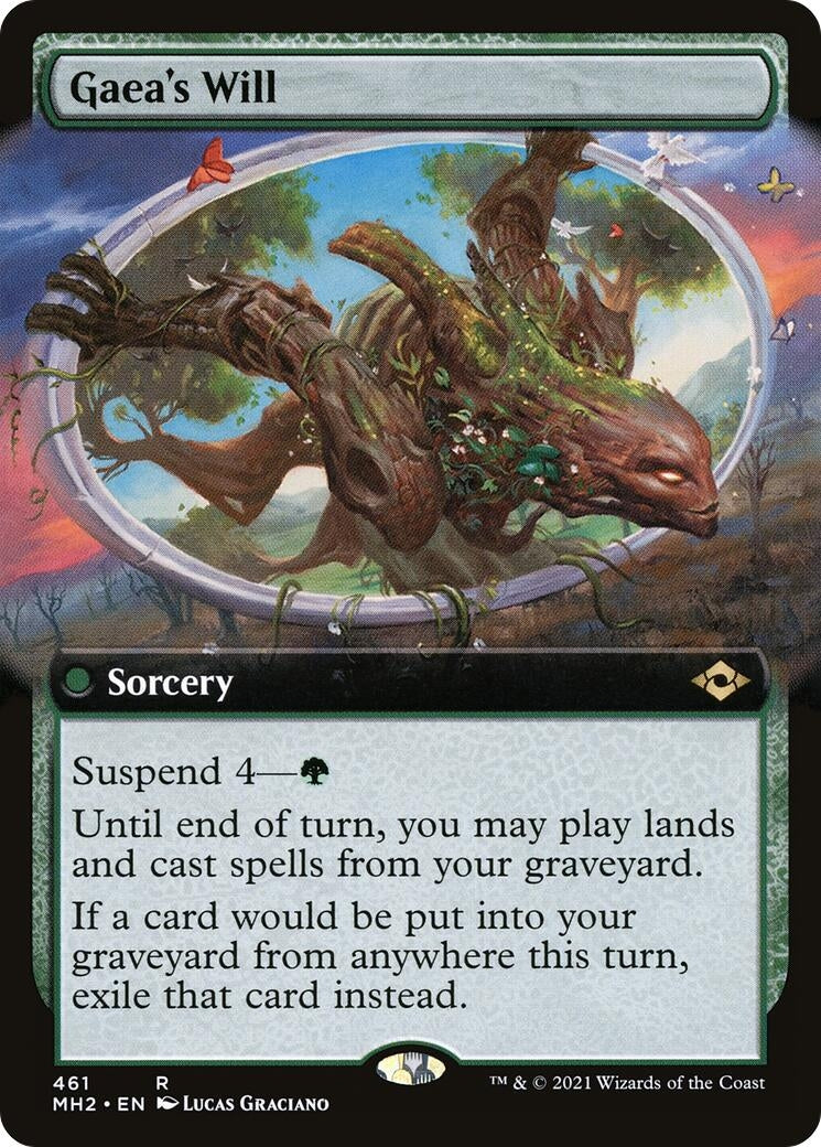 Image for Gaea's Will (Extended Art) (461) - Magic: The Gathering