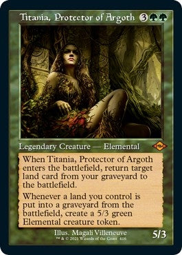 Image for Titania, Protector of Argoth (Retro Frame) (Foil Etched) (416) - Magic: The Gathering