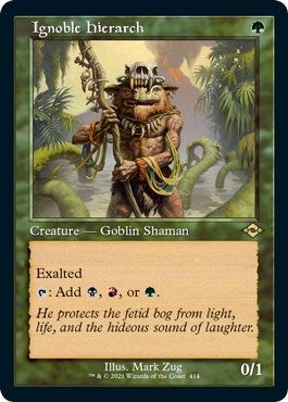Image for Ignoble Hierarch (Retro Frame) (Foil Etched) (414) - Magic: The Gathering