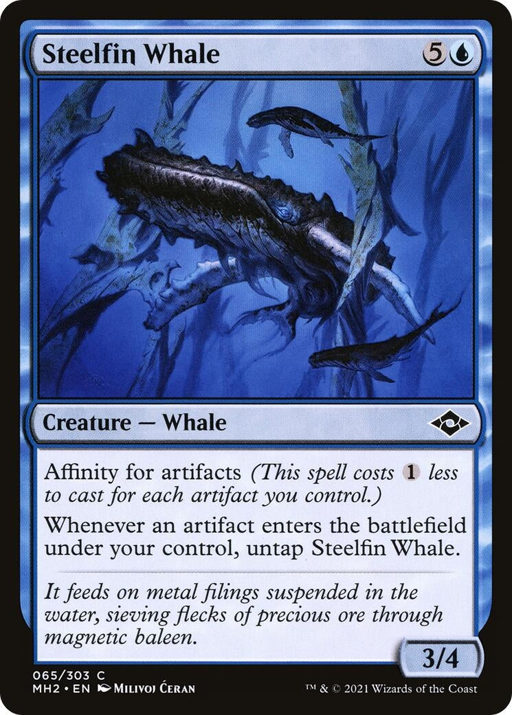 Image for Steelfin Whale (65) - Magic: The Gathering