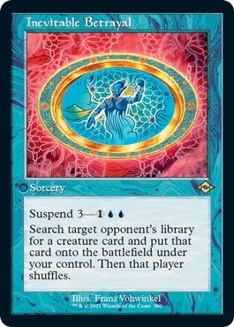 Image for Inevitable Betrayal (Retro Frame) (Foil Etched) (390) - Magic: The Gathering