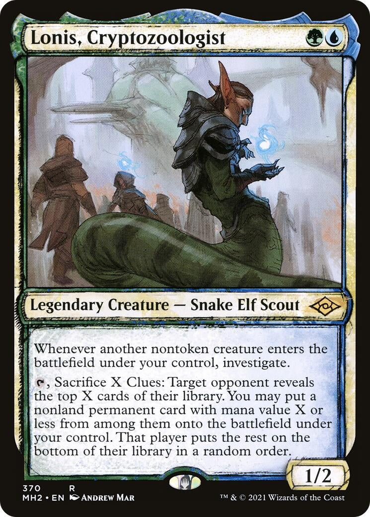 Image for Lonis, Cryptozoologist (Showcase) (370) - Magic: The Gathering