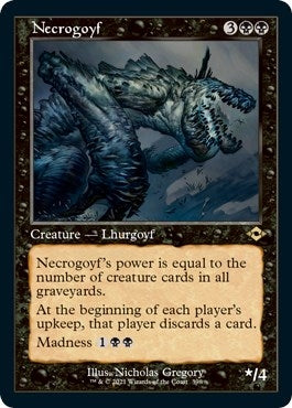 Image for Necrogoyf (Retro Frame) (Foil Etched) (398) - Magic: The Gathering