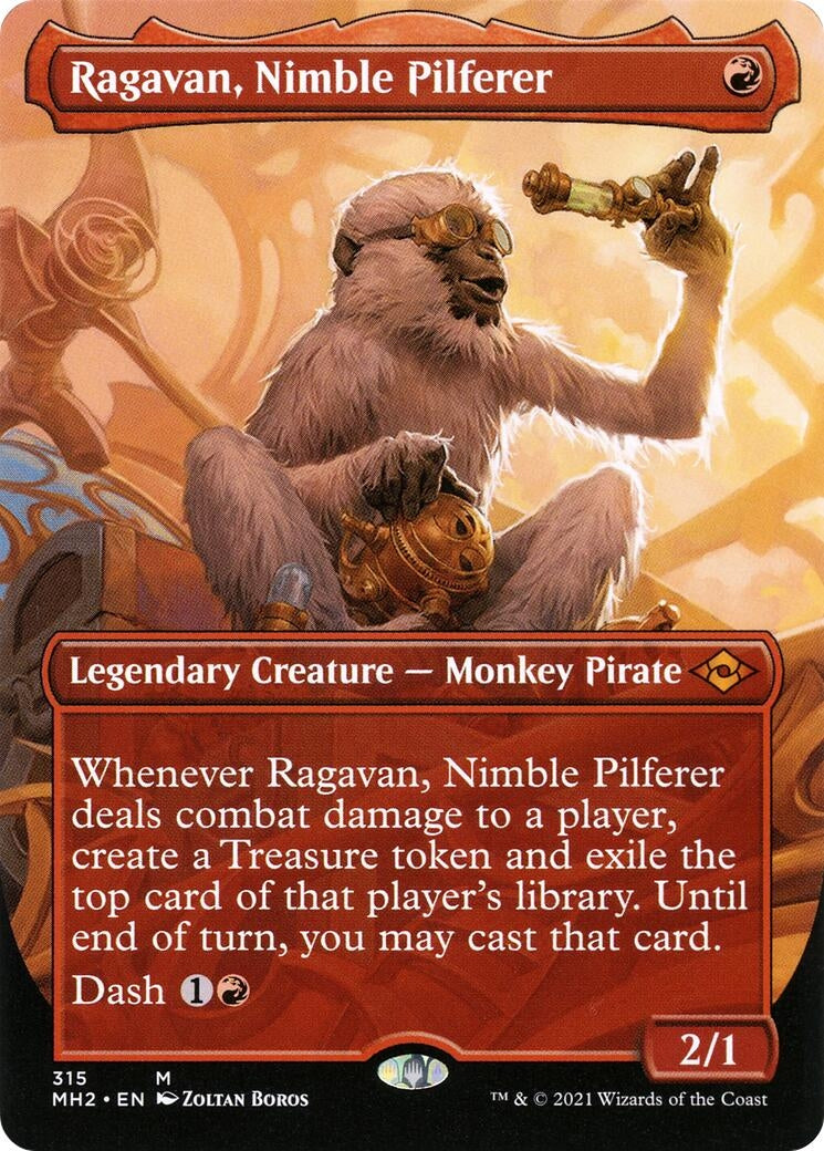 Image for Ragavan, Nimble Pilferer (Borderless) (315) - Magic: The Gathering