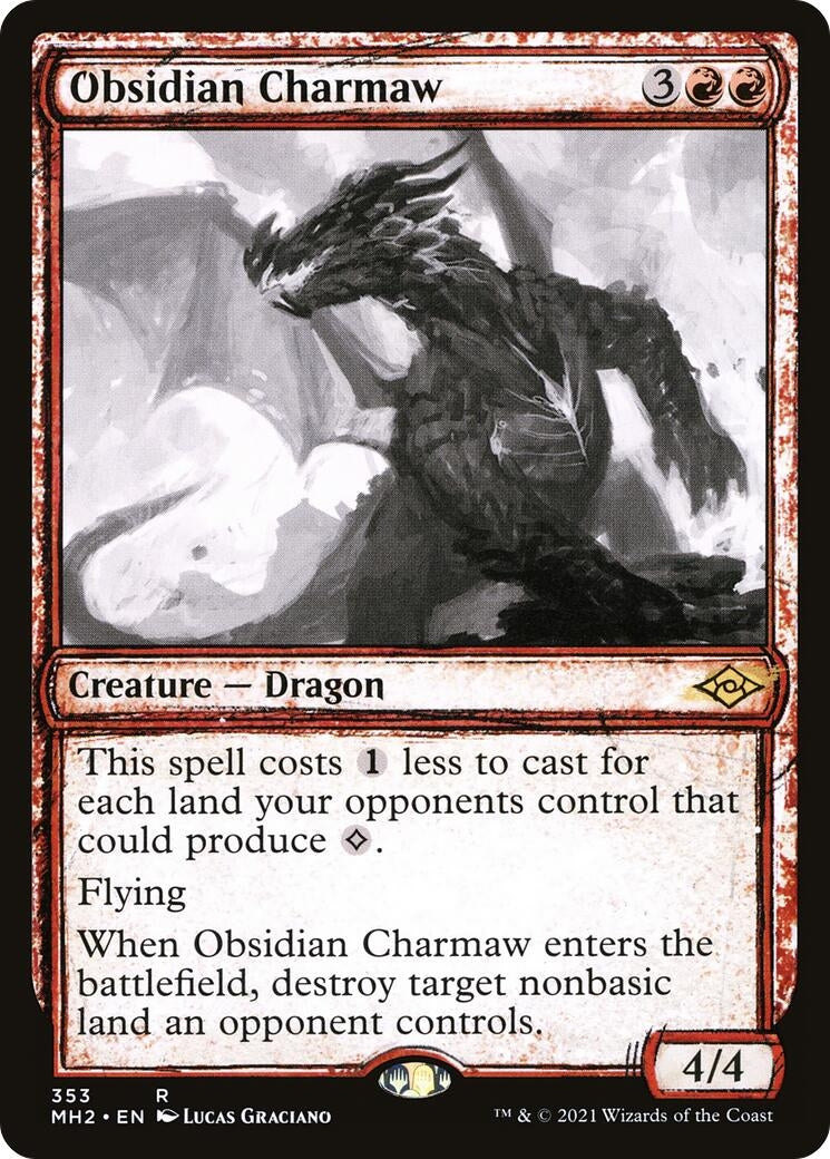 Image for Obsidian Charmaw (Showcase) (353) - Magic: The Gathering