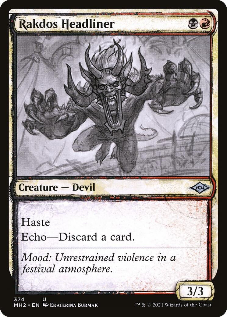 Image for Rakdos Headliner (Showcase) (374) - Magic: The Gathering