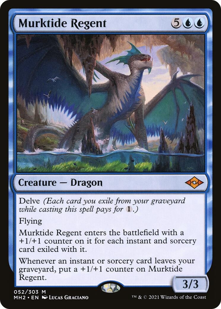 Image for Murktide Regent (52) - Magic: The Gathering