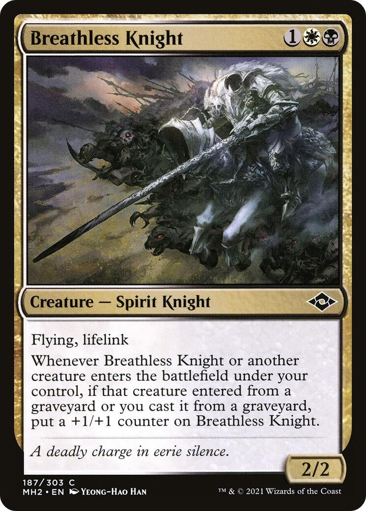 Image for Breathless Knight (187) - Magic: The Gathering