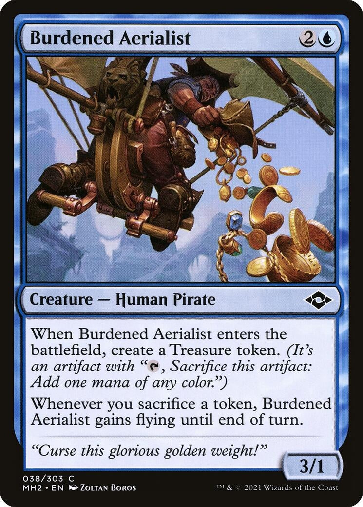 Image for Burdened Aerialist (38) - Magic: The Gathering