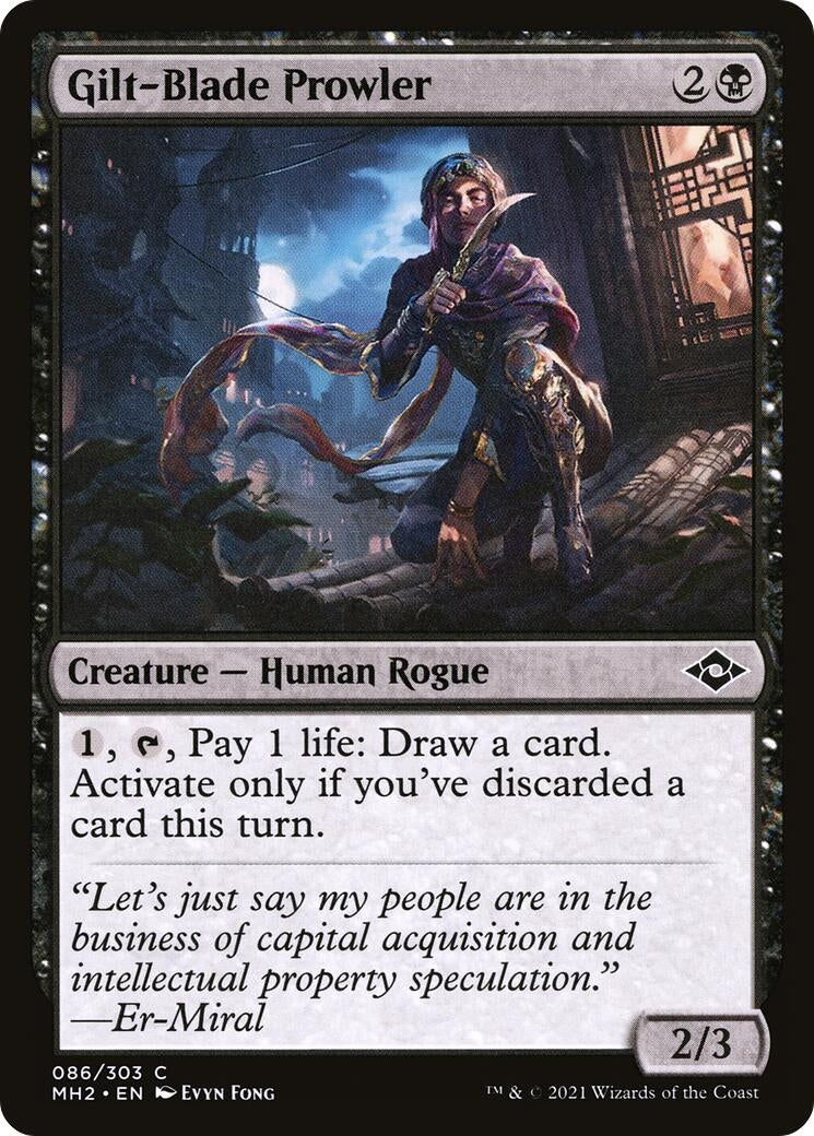 Image for Gilt-Blade Prowler (86) - Magic: The Gathering
