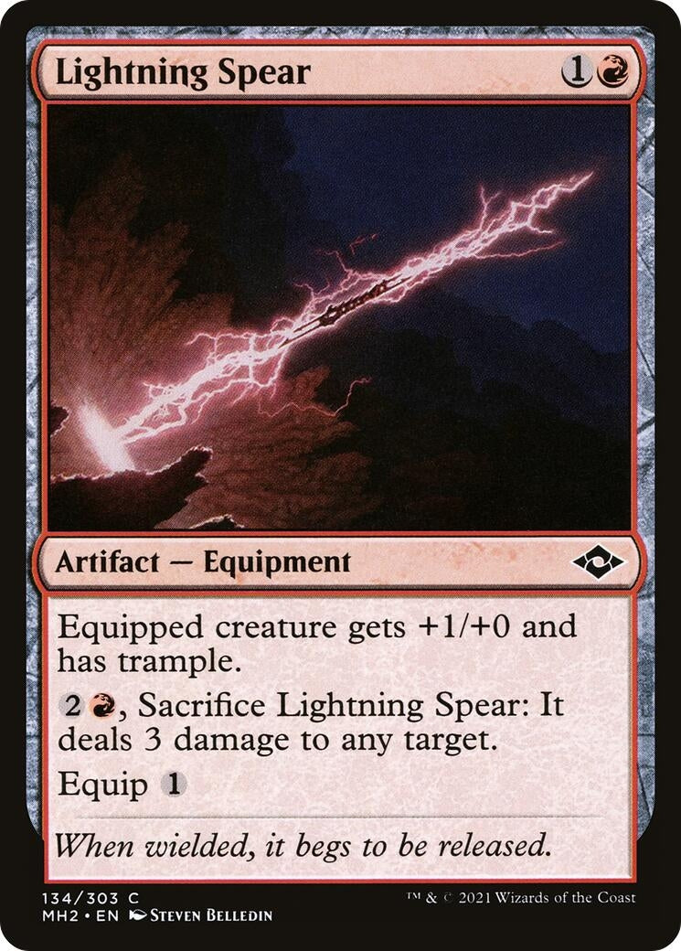 Image for Lightning Spear (134) - Magic: The Gathering