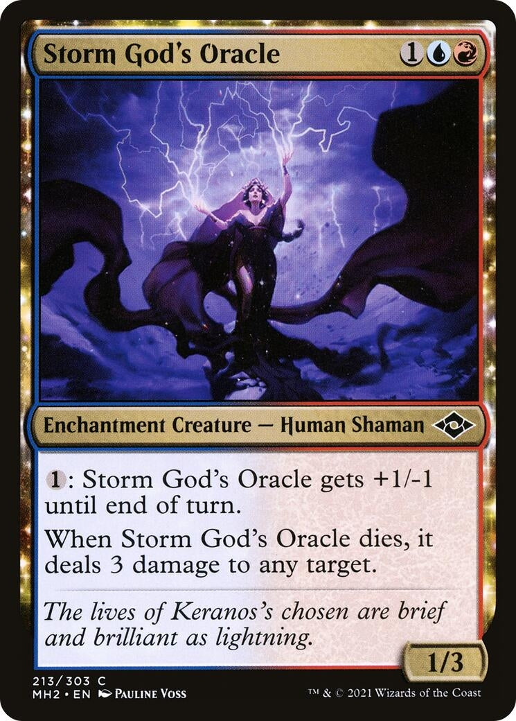 Image for Storm God's Oracle (213) - Magic: The Gathering