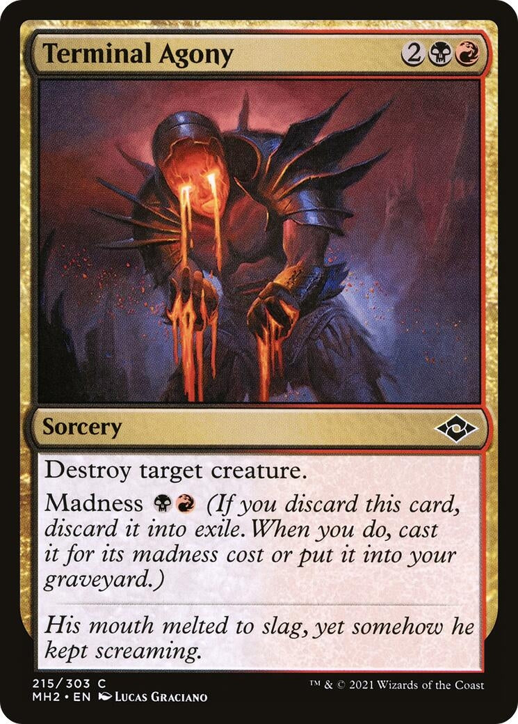 Image for Terminal Agony (215) - Magic: The Gathering