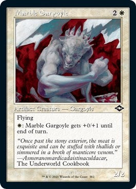 Image for Marble Gargoyle (Retro Frame) (Foil Etched) (382) - Magic: The Gathering