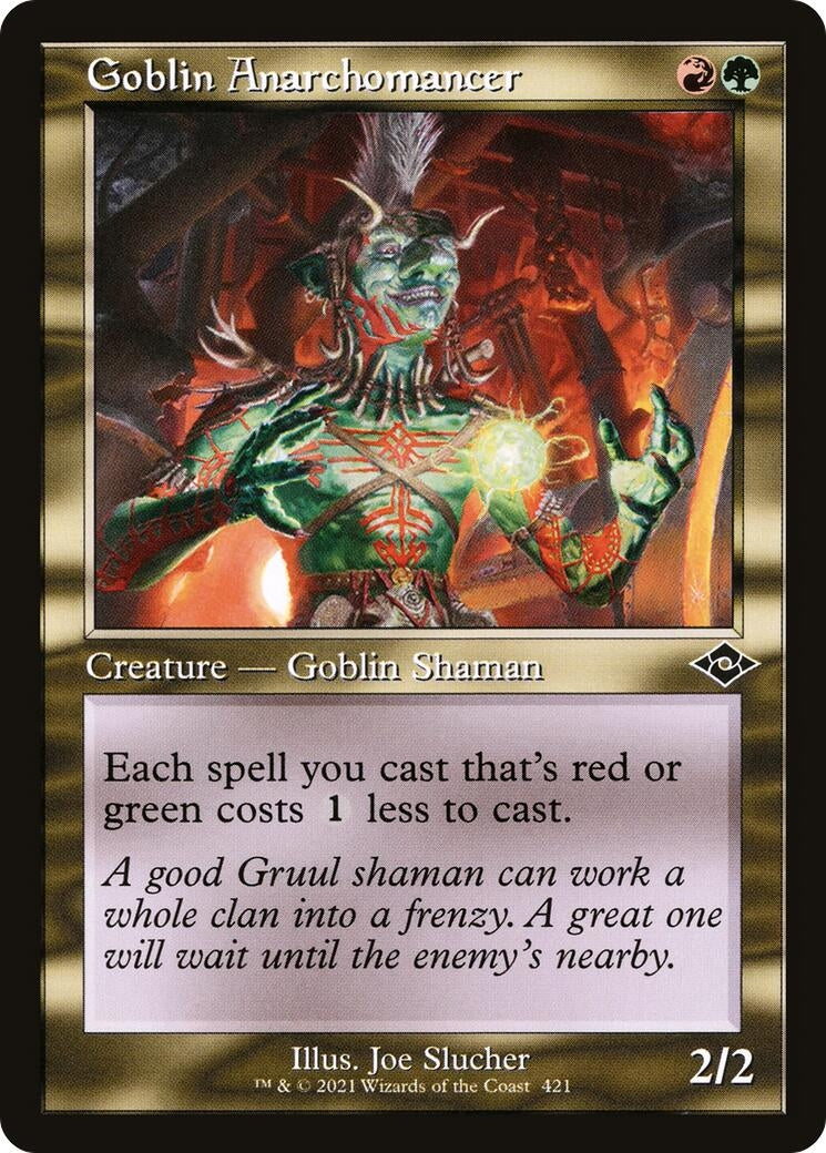 Image for Goblin Anarchomancer (Retro Frame) (421) - Magic: The Gathering