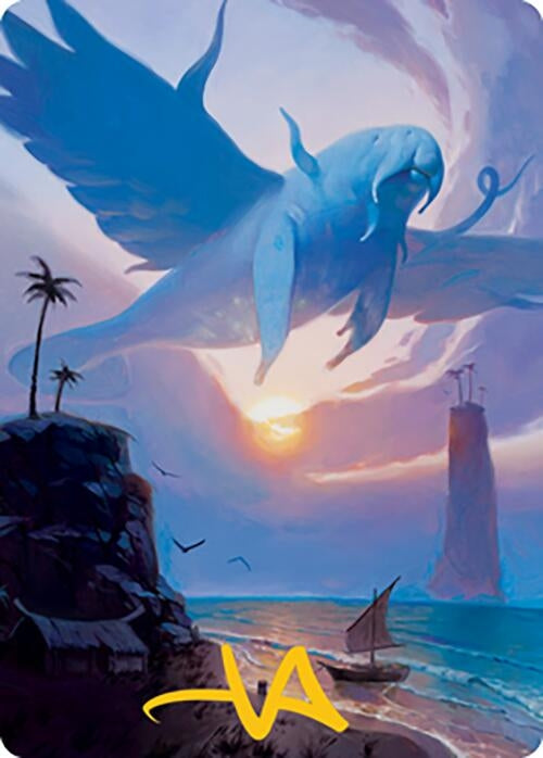 Image for Aeromoeba Art Card (Gold-Stamped Signature) (11) (ASMH2) - Magic: The Gathering