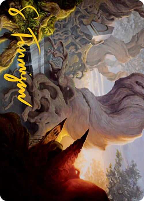 Image for Yavimaya, Cradle of Growth Art Card (Gold-Stamped Signature) (66) (ASMH2) - Magic: The Gathering