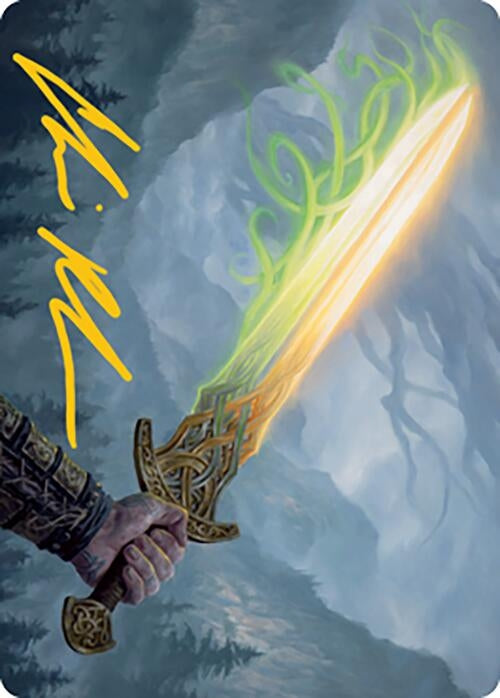 Image for Sword of Hearth and Home Art Card (Gold-Stamped Signature) (64) (ASMH2) - Magic: The Gathering