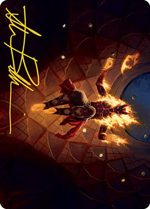 Image for Yusri, Fortune's Flame Art Card (Gold-Stamped Signature) (60) (ASMH2) - Magic: The Gathering