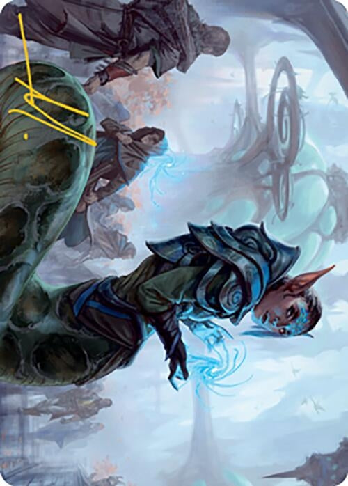 Image for Lonis, Cryptozoologist Art Card (Gold-Stamped Signature) (57) (ASMH2) - Magic: The Gathering