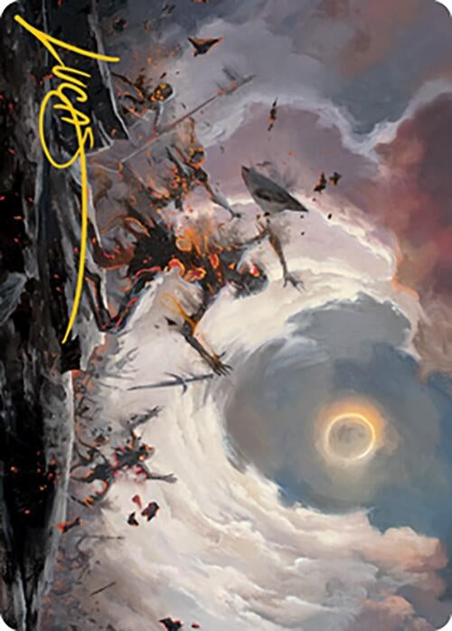 Image for Damn Art Card (Gold-Stamped Signature) (28) (ASMH2) - Magic: The Gathering