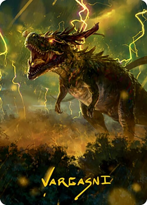 Image for Thrasta, Tempest's Roar Art Card (42/81) (Gold-Stamped Signature) (42) (ASMH2) - Magic: The Gathering