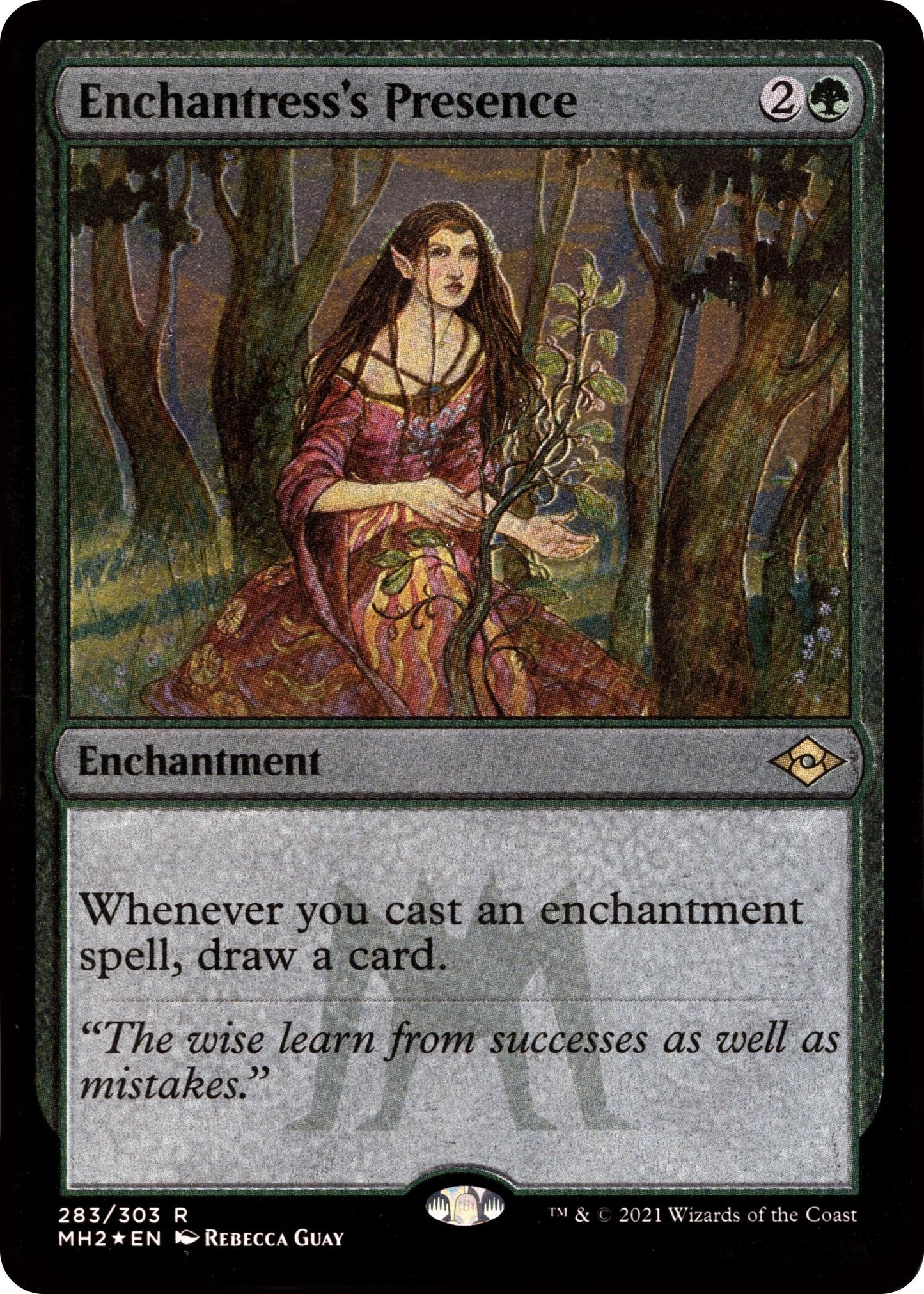 Image for Enchantress's Presence (Foil Etched) (283) - Magic: The Gathering