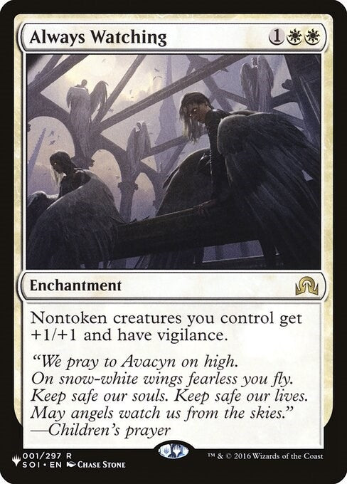 Image for Always Watching (001/297) (LIST) - Magic: The Gathering