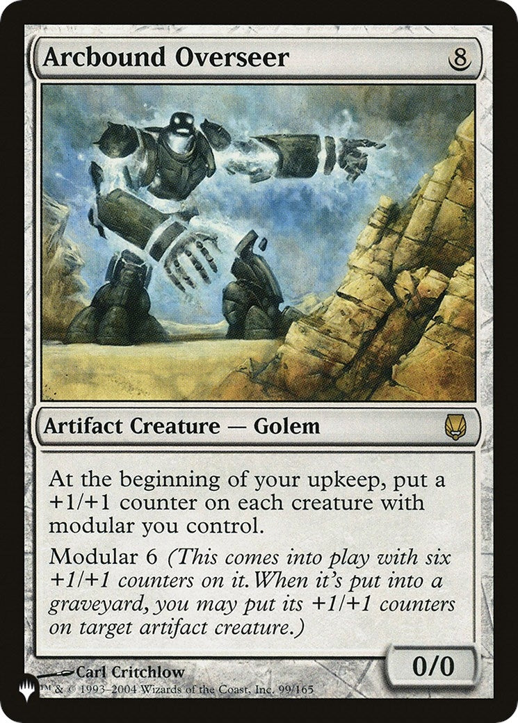 Image for Arcbound Overseer (99/165) (LIST) - Magic: The Gathering