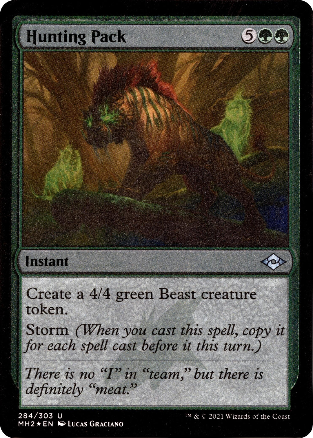 Image for Hunting Pack (Foil Etched) (284) - Magic: The Gathering