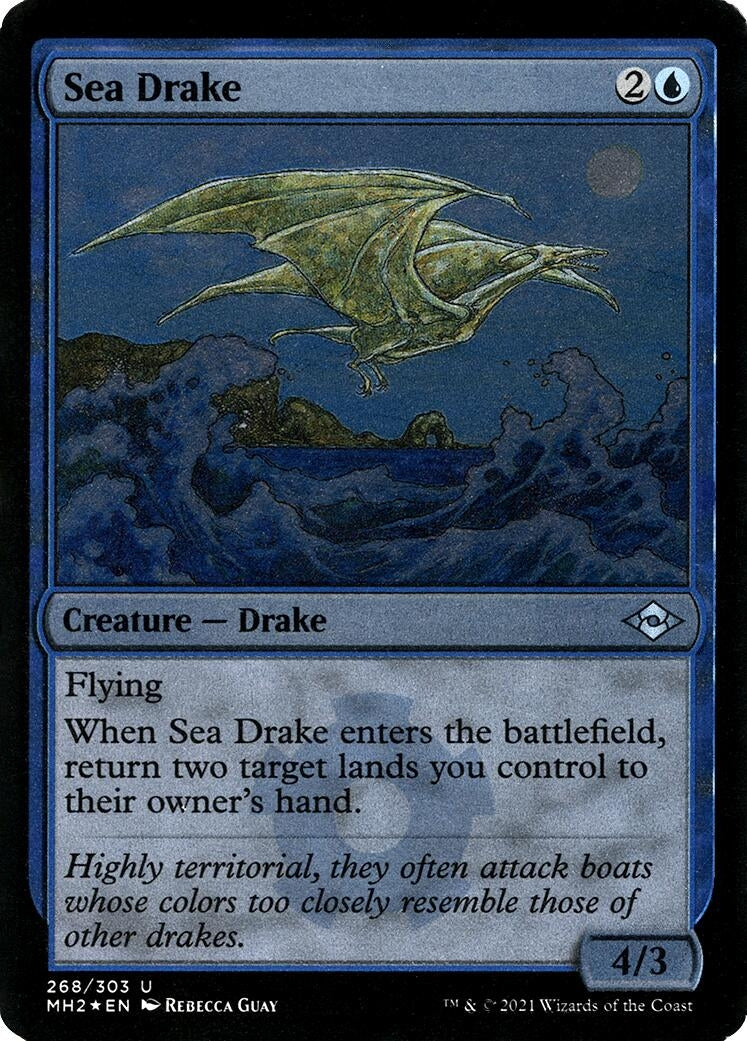 Image for Sea Drake (Foil Etched) (268) - Magic: The Gathering