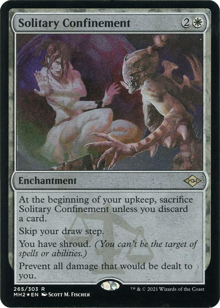 Image for Solitary Confinement (Foil Etched) (265) - Magic: The Gathering