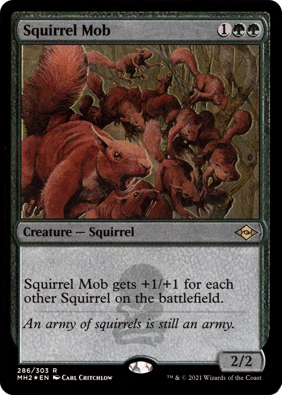 Image for Squirrel Mob (Foil Etched) (286) - Magic: The Gathering