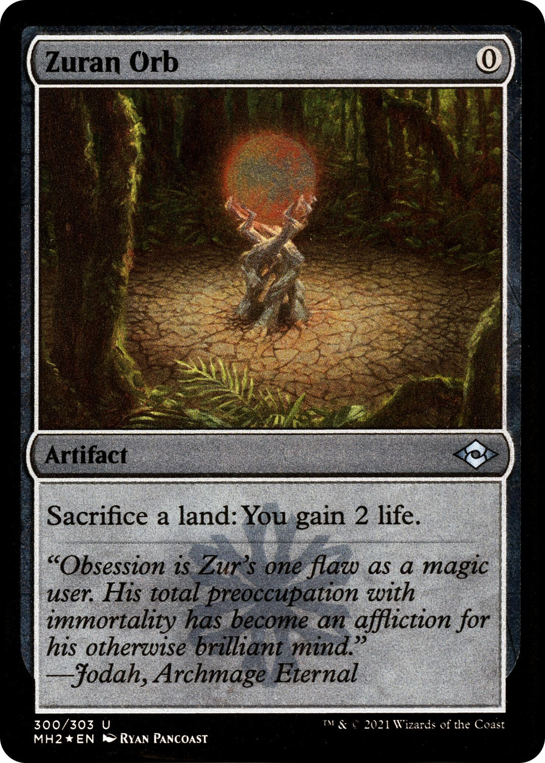 Image for Zuran Orb (Foil Etched) (300) - Magic: The Gathering