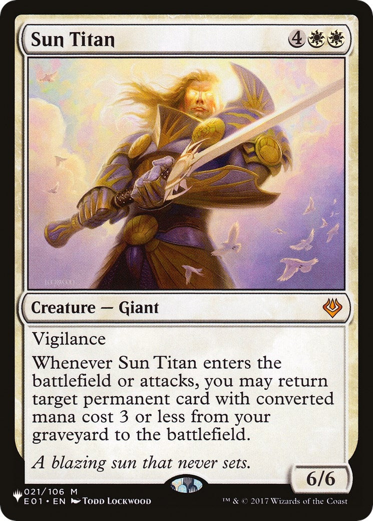 Image for Sun Titan (E01) (021/106) - Magic: The Gathering