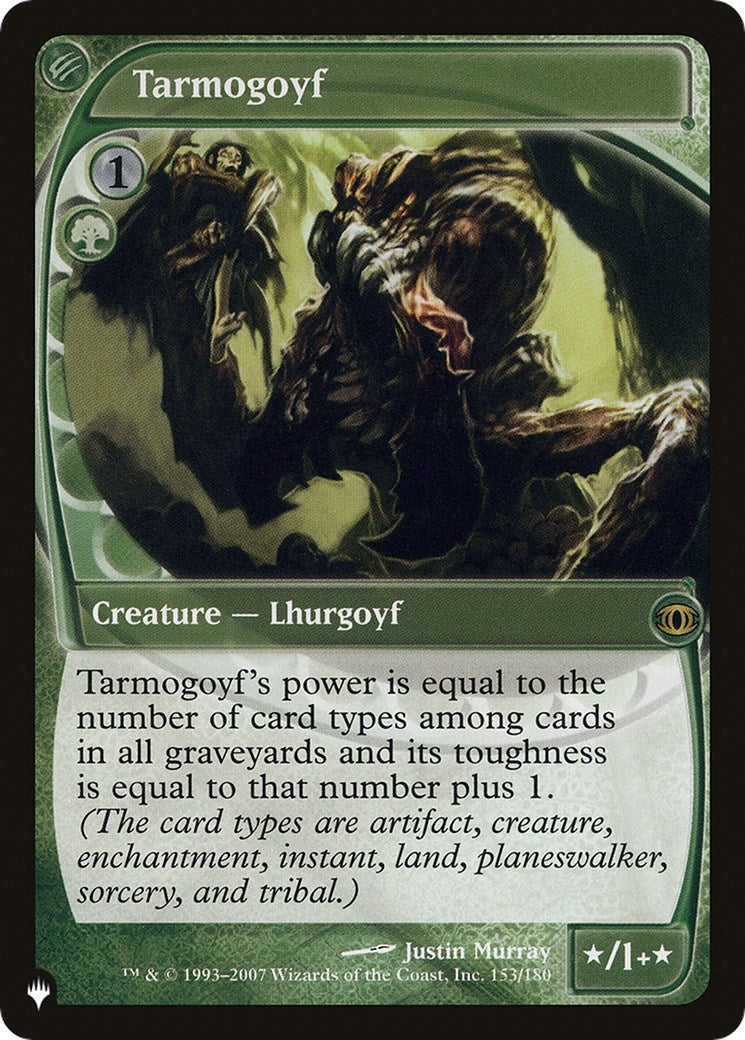 Image for Tarmogoyf (153/180) - Magic: The Gathering
