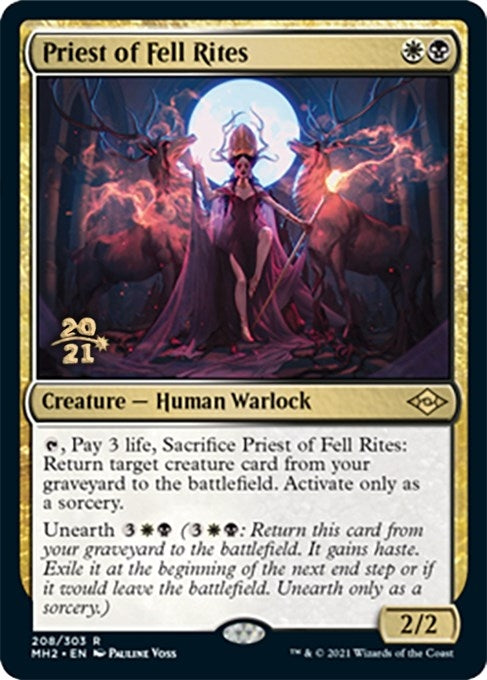 Image for Priest of Fell Rites (208) - Magic: The Gathering