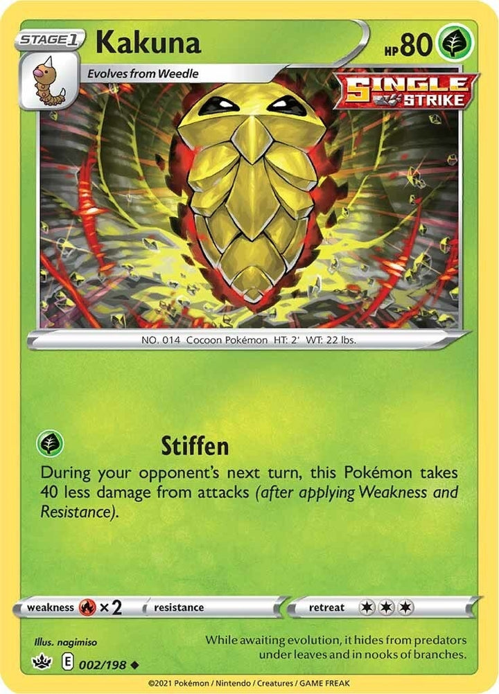Image for Kakuna (002/198) (SWSH06) - Pokemon