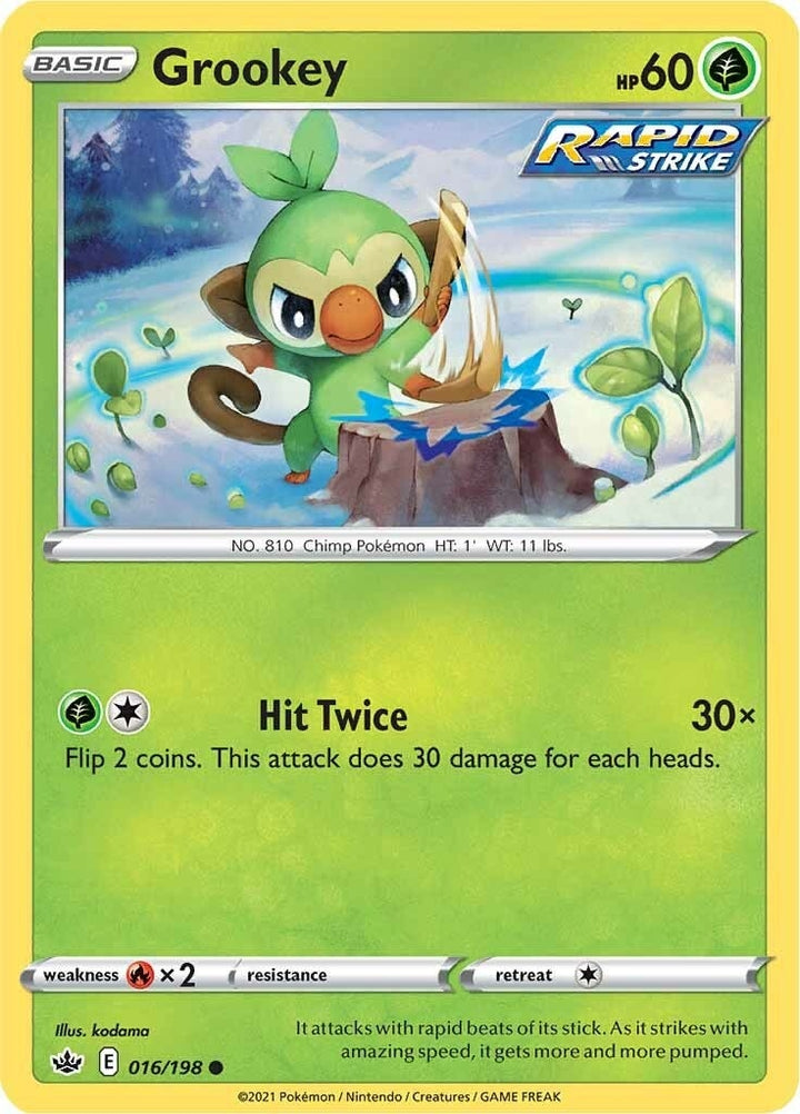 Image for Grookey (016/198) (SWSH06) - Pokemon