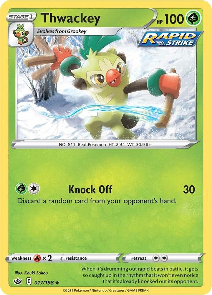 Image for Thwackey (017/198) (SWSH06) - Pokemon
