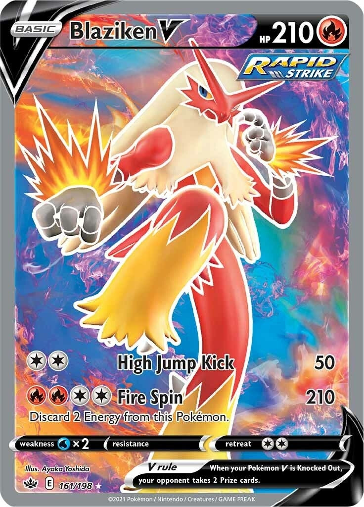 Image for Blaziken V (Full Art) (161/198) (SWSH06) - Pokemon