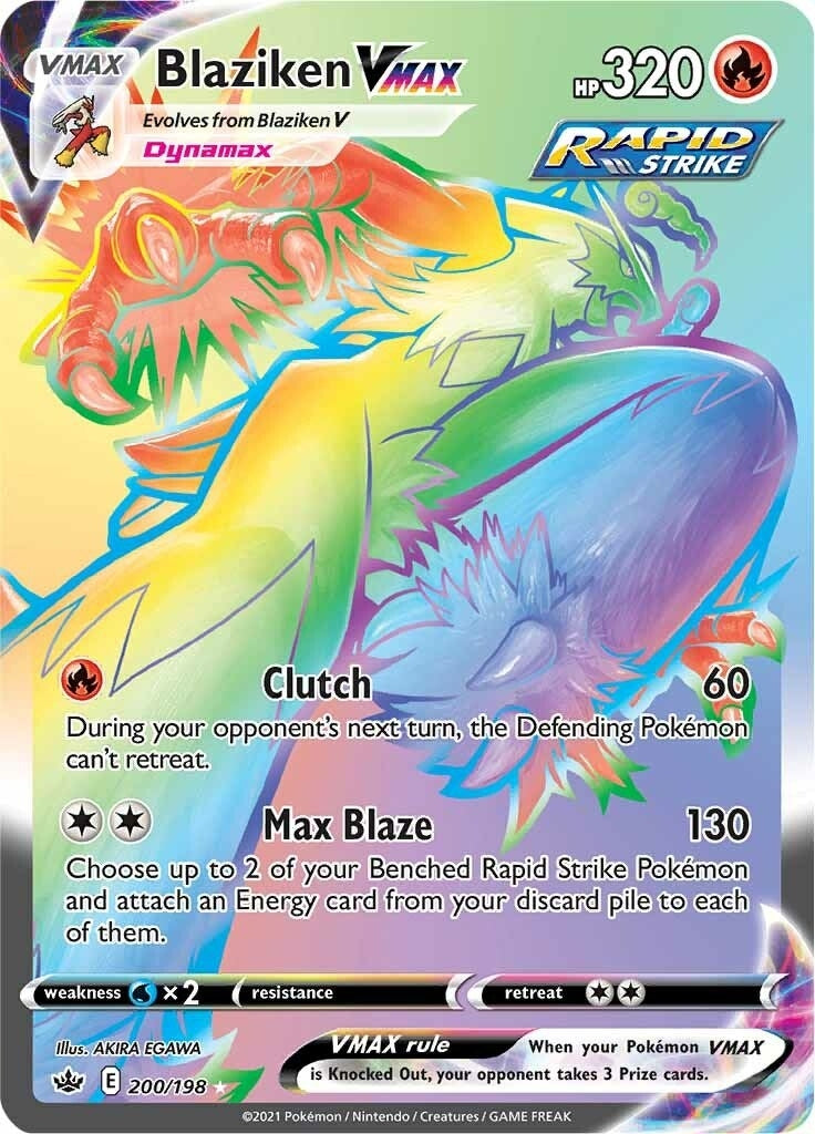 Image for Blaziken VMAX (Secret) (200/198) (SWSH06) - Pokemon