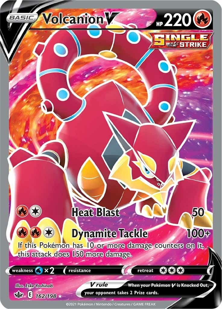 Image for Volcanion V (Full Art) (162/198) (SWSH06) - Pokemon