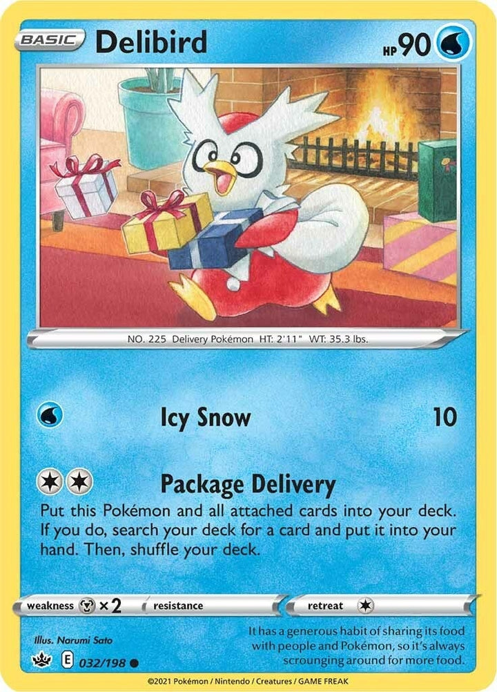 Image for Delibird (032/198) (SWSH06) - Pokemon