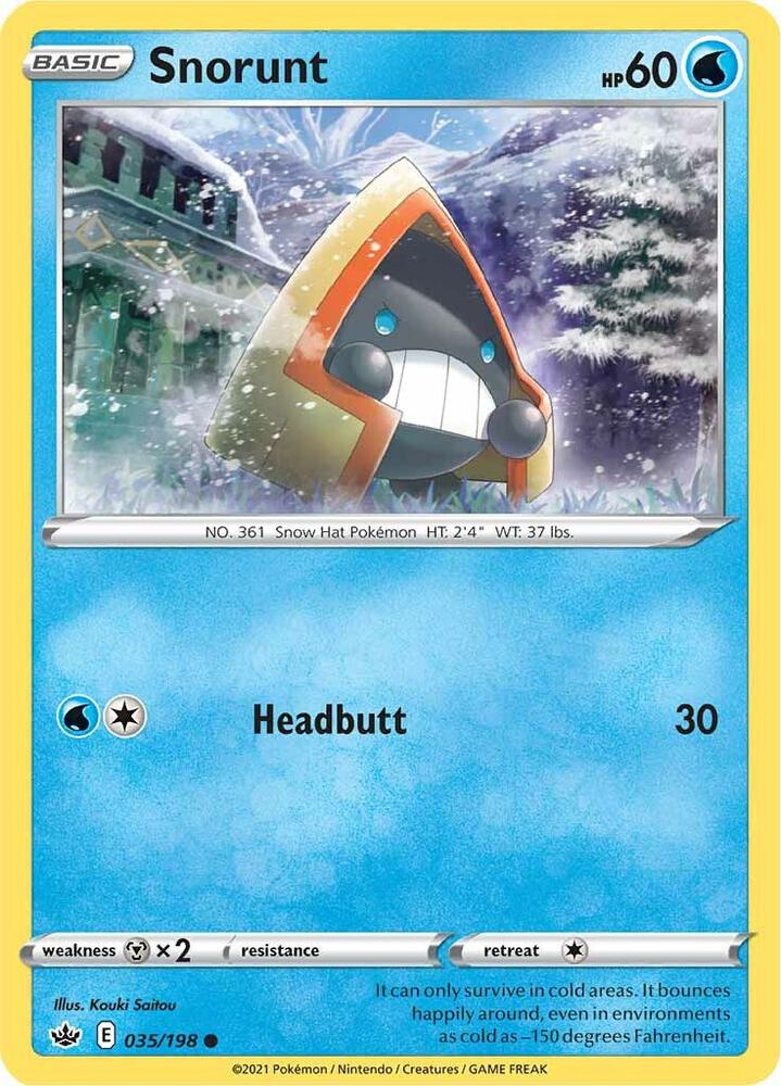 Image for Snorunt (035/198) (SWSH06) - Pokemon